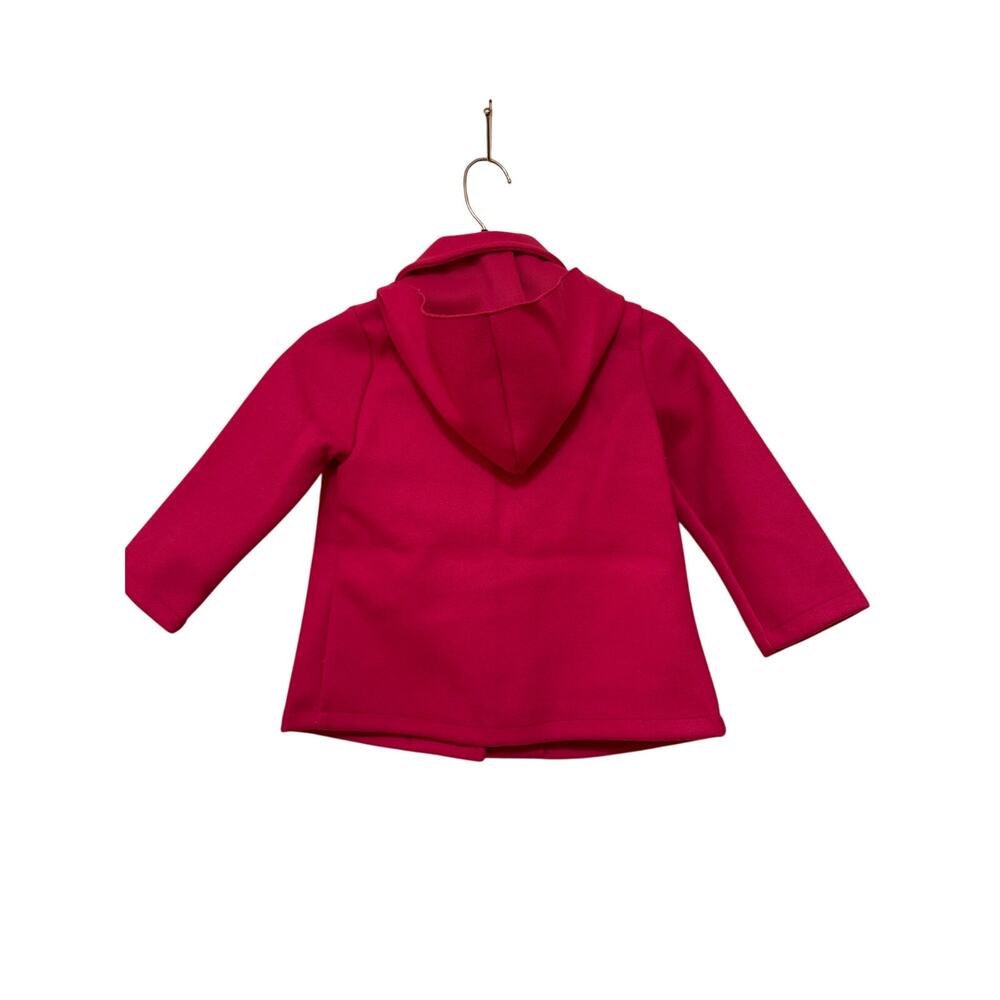 NWOT Girl's Hot Pink Coat with Hood, Size 4 Youth
